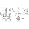 Смеситель OMOIKIRI AMAGASAKI-CH 4994082