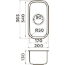 Мойка OMOIKIRI OMI 20-U-IN 4997022